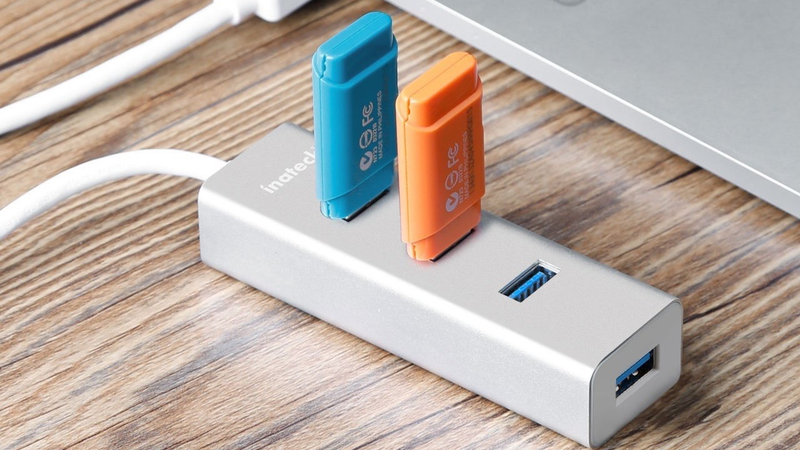 Inateck 4-Port USB Aluminum Hub, $9 with code KZDQGSYQ